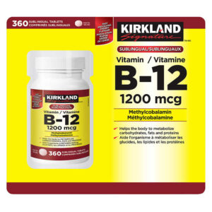 【期短清貨價】Kirkland Signature - 維他命B12 1200微克 360粒