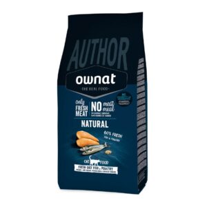 【期短優惠價】OWNAT - Author 高比例鯖魚與鮮雞鴨低穀貓糧 | 全齡貓配方 1.5 / 3公斤