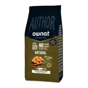 【期短優惠價】OWNAT - Author 高比例放牧雞肉無穀貓糧 | 絕育貓體重管理配方 1.5 / 3公斤