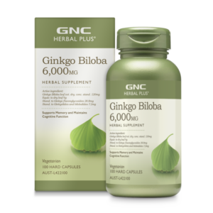 GNC - Herbal Plus® 銀杏精華膠囊 6,000毫克 100粒