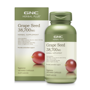 GNC - Herbal Plus® 葡萄籽萃取物精華膠囊 38,700毫克 100粒